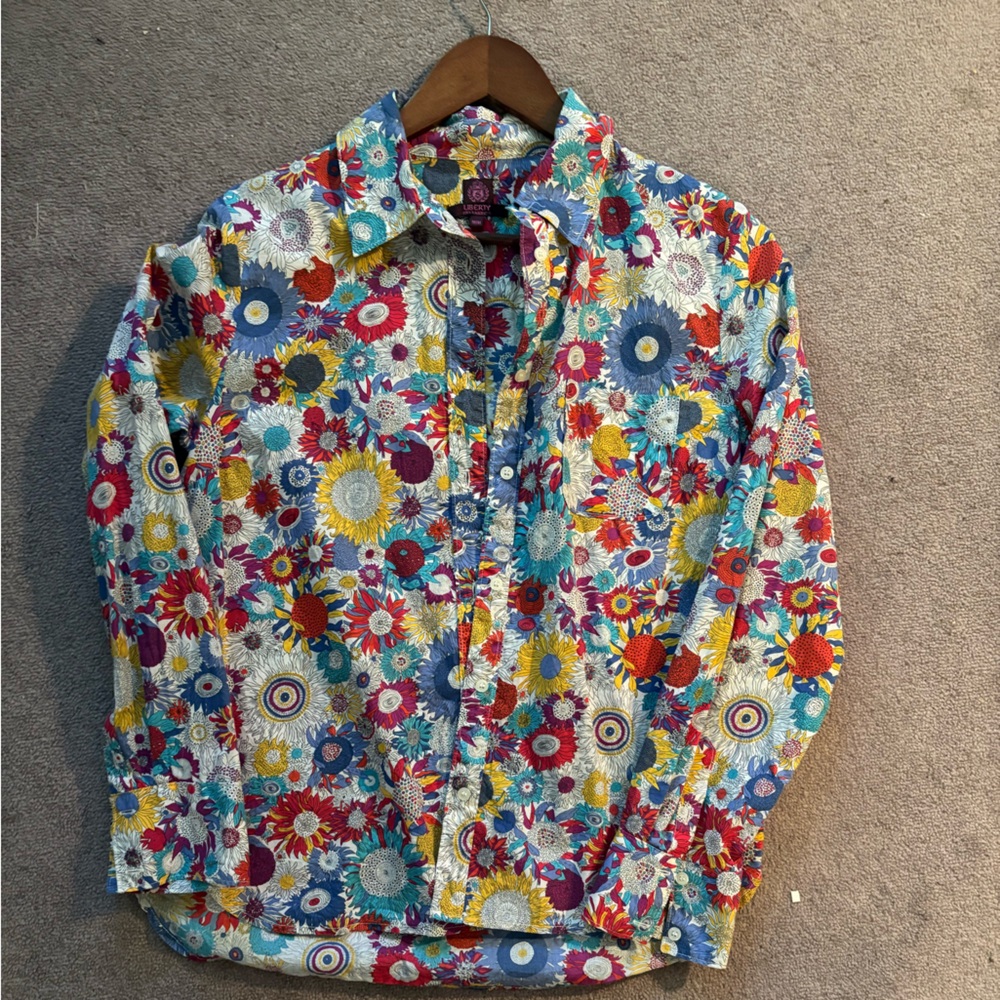 LIBERTY OF LONDON Floral Button-Up Shirt